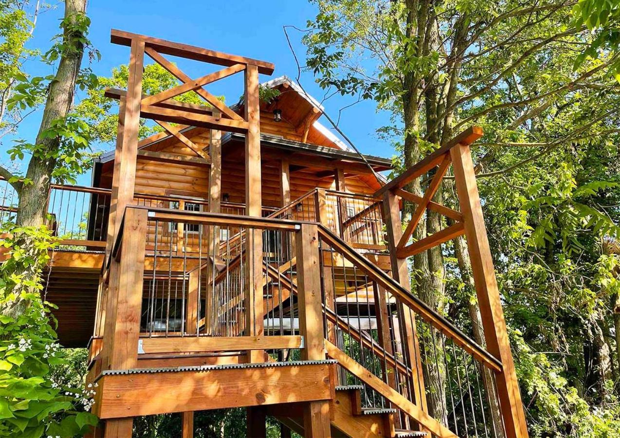 Cricket Hill Treehouse By Amish Country Lodging Millersburg Luaran gambar
