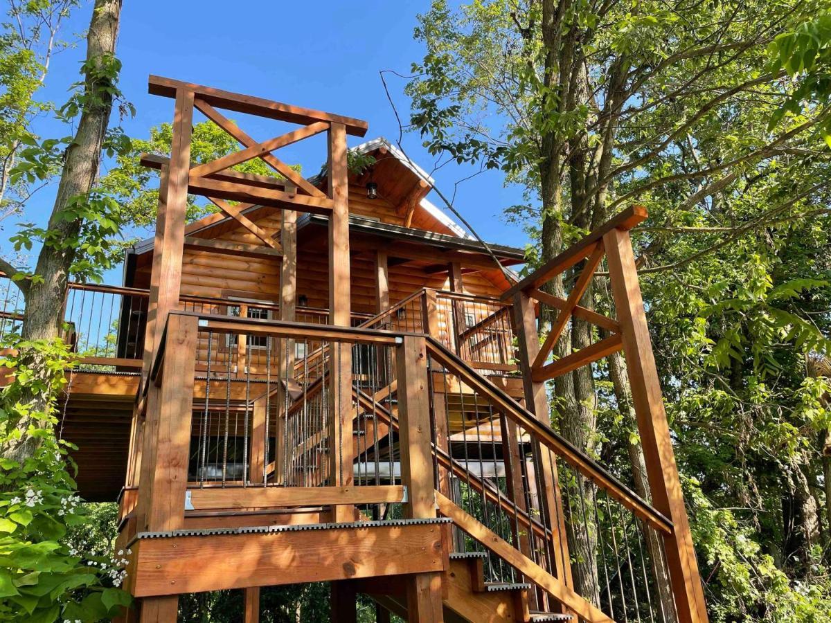 Cricket Hill Treehouse By Amish Country Lodging Millersburg Luaran gambar